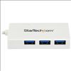 StarTech.com HB30C3A1CFBW interface hub USB 3.2 Gen 1 (3.1 Gen 1) Type-C 5000 Mbit/s White3