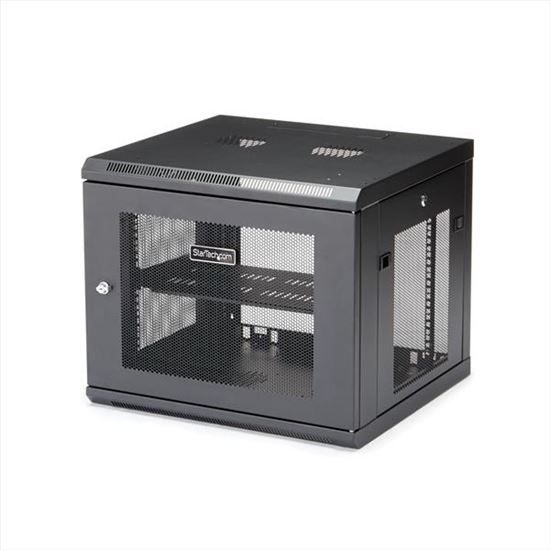 StarTech.com RK920WALM rack cabinet 9U Wall mounted rack Black1