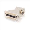 C2G DB9M to DB25M Serial Adapter Silver1