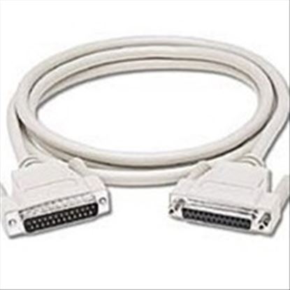 C2G 6ft DB25 M/F Null Modem Cable networking cable Beige 71.7" (1.82 m)1