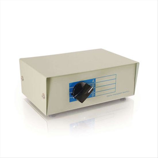 C2G 4-1 DB25 Manual Switch Box KVM switch White1