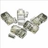 C2G RJ45 Cat5E Modular Plug for Round Solid/Stranded Cable 100pk wire connector RJ-45 Transparent1