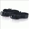 C2G 11in Hook / Loop Cable Management Straps - 12pk Black cable tie Nylon2
