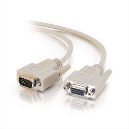 C2G 15ft Economy HD15 M/F SVGA Monitor Extension Cable VGA cable1