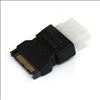 StarTech.com LP4SATAFM cable gender changer SATA (15-pin) LP4 (4-pin) Black1