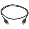 C2G USB A Male to A Male Cable, Black 1m USB cable 39.4" (1 m)1