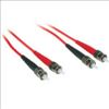 C2G 2m ST/ST Duplex 62.5/125 Multimode Fiber Patch Cable fiber optic cable 78.7" (2 m) Red1