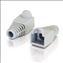 C2G RJ45 Plug Cover - OD 6.0mm Gray - 50pk1