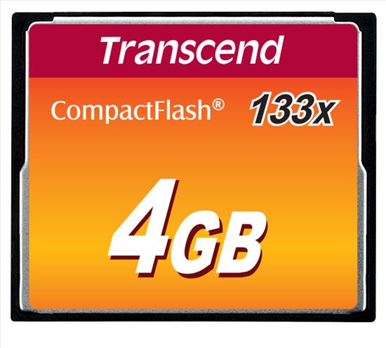 Transcend TS4GCF133 memory card 4 GB CompactFlash MLC1