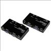 StarTech.com VGA and Audio over Cat5 Extender AV transmitter & receiver Black1