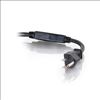 C2G 6ft 1-to-2 16 AWG Power Cord Splitter (NEMA 5-15P -> 1 NEMA 5-15R / 1 IEC320C13) Black 70.9" (1.8 m)3