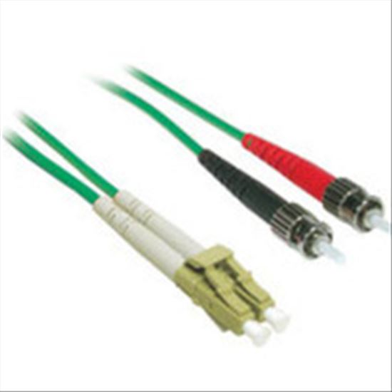 C2G 2m LC/ST Duplex 62.5/125 Multimode Fiber Patch Cable fiber optic cable 78.7" (2 m) Green1