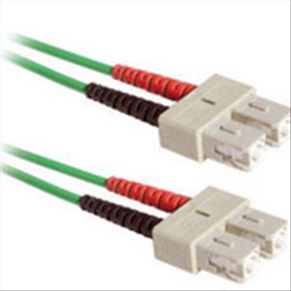 C2G 1m SC/SC Duplex 62.5/125 Multimode Fiber Patch Cable - Green fiber optic cable 39.4" (1 m)1