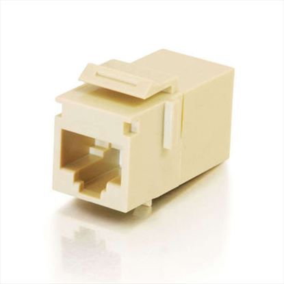 C2G RJ12 6p6c Keystone Modular Insert Coupler - Ivory1