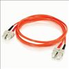 C2G 10m SC/SC Plenum-Rated Duplex 62.5/125 Multimode Fiber Patch Cable fiber optic cable 393.7" (10 m) Orange2