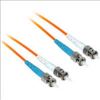 C2G 3m ST/ST Duplex 50/125 Multimode Fiber Patch Cable fiber optic cable 118.1" (3 m) Orange1