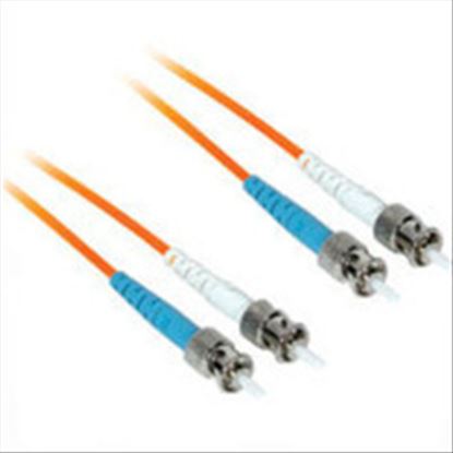 C2G 3m ST/ST Duplex 50/125 Multimode Fiber Patch Cable fiber optic cable 118.1" (3 m) Orange1