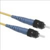 C2G 2m ST/ST Plenum-Rated Simplex 9/125 Single-Mode Fiber Patch Cable fiber optic cable 78.7" (2 m) Yellow1