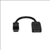 StarTech.com DP2HDMI video cable adapter 9.45" (0.24 m) HDMI Type A (Standard) DisplayPort Black2