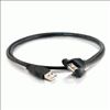 C2G 2ft USB 2.0 A Male to A Female Panel Mount Cable USB cable 23.6" (0.6 m) USB A Black2