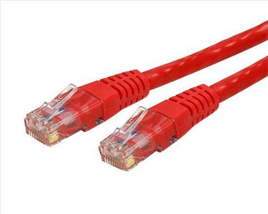 StarTech.com C6PATCH3RD networking cable Red 35.4" (0.9 m) Cat6 U/UTP (UTP)1