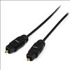 StarTech.com 10 ft Thin Toslink Digital audio cable 120.1" (3.05 m) Black1