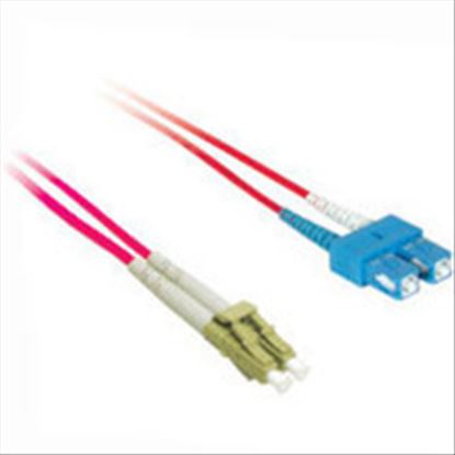 C2G 2m LC/SC Plenum-Rated Duplex 50/125 Multimode Fiber Patch Cable fiber optic cable 78.7" (2 m) Red1