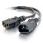 C2G 8ft 250V 16 AWG Power Cord Extension (IEC320C13 to IEC320C14)1