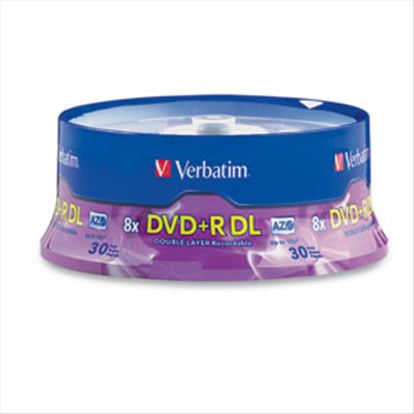 Verbatim DVD+R DL 8.5GB 8X Branded 30pk Spindle 30 pc(s)1