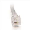 C2G 7ft RJ12 6p6c Modular Cable Straight networking cable Gray 82.7" (2.1 m)3