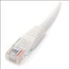 StarTech.com 25 ft White Molded Category 5e (350 MHz) UTP Patch Cable networking cable 299.2" (7.6 m)2