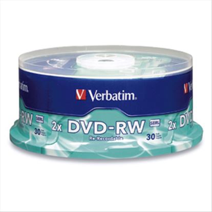 Verbatim DVD-RW 4.7GB 2X Branded 30pk Spindle 30 pc(s)1