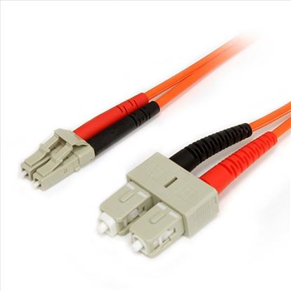 StarTech.com FIBLCSC3 fiber optic cable 118.1" (3 m) LC SC Orange1