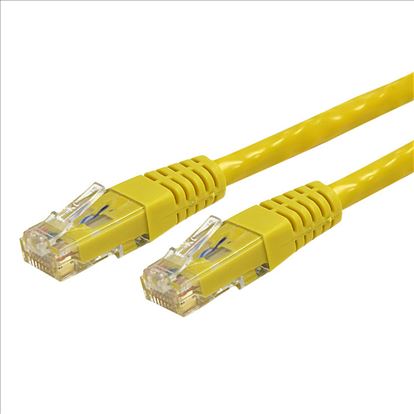 StarTech.com C6PATCH3YL networking cable Yellow 35.8" (0.91 m) Cat6 U/UTP (UTP)1