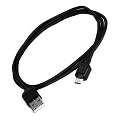 Unirise USB 2.0 A / micro B 3ft USB cable 35.4" (0.9 m) USB A Micro-USB B Black1