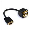 StarTech.com VGASPL1VV VGA cable 11.8" (0.3 m) VGA (D-Sub) 2 x VGA (D-Sub) Black1