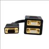 StarTech.com VGASPL1VV VGA cable 11.8" (0.3 m) VGA (D-Sub) 2 x VGA (D-Sub) Black2