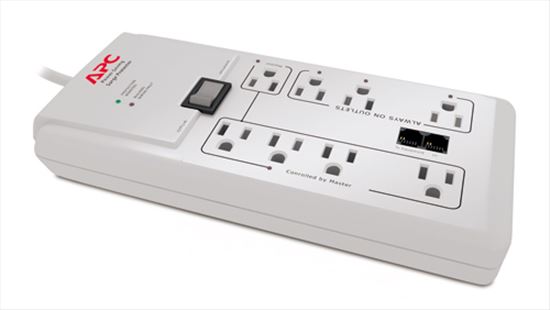 APC P8GT surge protector White 8 AC outlet(s) 120 V 72" (1.83 m)1