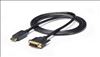 StarTech.com DP2DVI2MM6 video cable adapter 70.9" (1.8 m) DisplayPort DVI-D Black1