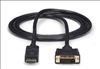 StarTech.com DP2DVI2MM6 video cable adapter 70.9" (1.8 m) DisplayPort DVI-D Black2