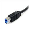 StarTech.com USB3SAB10BK USB cable 120.1" (3.05 m) USB A USB B Black2