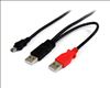 StarTech.com USB2HABMY1 USB cable 11.8" (0.3 m) USB A Mini-USB B Black1