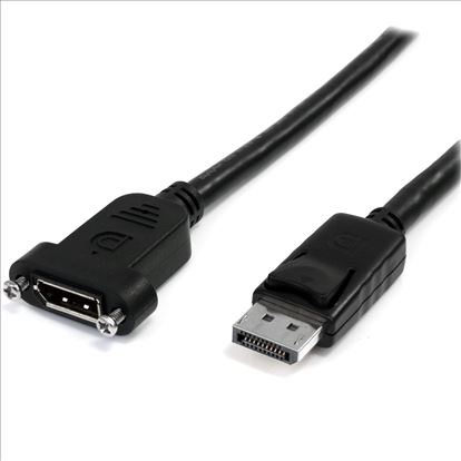 StarTech.com DPPNLFM3PW DisplayPort cable 35.4" (0.9 m) Black1