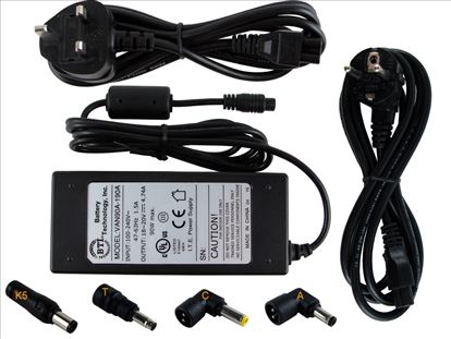 BTI 90W Universal AC Adapter power adapter/inverter Indoor Black1