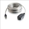 C2G 12m USB 2.0 A Male to A Female Active Extension Cable USB cable 472.4" (12 m)2