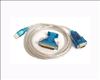 Bytecc USB - RS232 serial cable Blue, Transparent USB Type-A DB-91