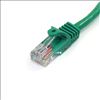 StarTech.com 25 ft Green Snagless Category 5e (350 MHz) UTP Patch Cable networking cable 300" (7.62 m)2