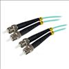 StarTech.com A50FBSTST1 fiber optic cable 39.4" (1 m) ST OM3 Turquoise1