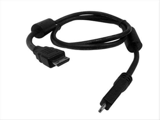 Optoma Mini HDMI/Micro HDMI 1m HDMI cable 39.4" (1 m) HDMI Type C (Mini) HDMI Type D (Micro) Black1