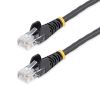 StarTech.com 6 ft Black Snagless Category 5e (350 MHz) UTP Patch Cable networking cable 72" (1.83 m)1